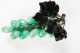 Chinese Jadeite Cluster of Green Carved Grapes