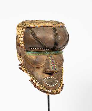 A Kuba Bushong Helmet Mask, Bwoom, DRC
