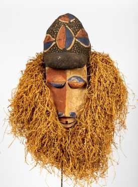 A Painted Suku Mask, DRC