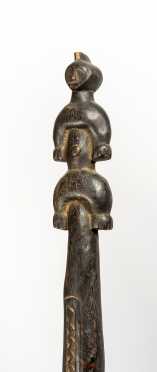 A Central African Figural Spear