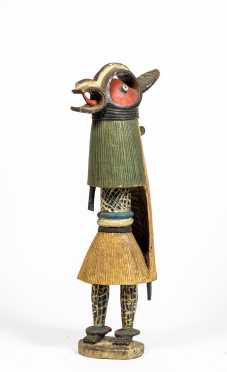 A West African Painted "Firespitter" Figure