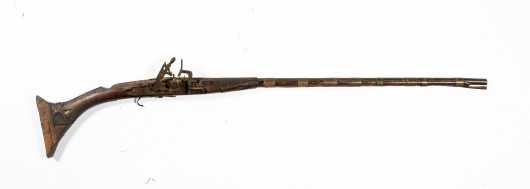 Antique Middle Eastern Flintlock Rifle