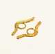 Pair of Pre-Columbian "Sinu" Gold Earrings