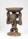 A Luba Style Caryatid Stool, DRC