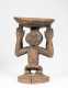 A Luba Style Caryatid Stool, DRC