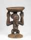 A Luba Style Caryatid Stool, DRC