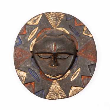 A West African Style Disk Mask