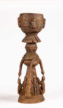 An African Figural Mortar