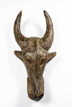 A Baule Buffalo Mask