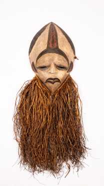 African Style Mask with Beard