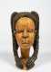 Contemporary Carved and Beaded African Bust