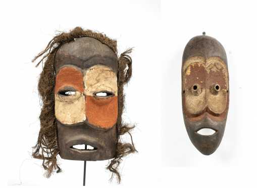 Two Masks, Bembe, DRC,