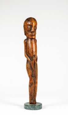 A Polynesian Ancestor Figure, Rapa Nui/Easter Island
