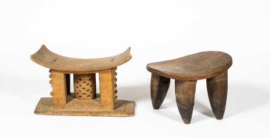 Two African Stools