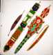 Two Yoruba Beaded Staff Sheaths and Other Bead Work