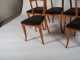 A. Sibau, Italy, Contemporary Maker Set of Six Modern Dining Chairs