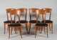 A. Sibau, Italy, Contemporary Maker Set of Six Modern Dining Chairs