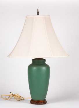 "Hampshire" Pottery Vase Made into a Lamp