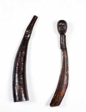 Two Early African Carved Items