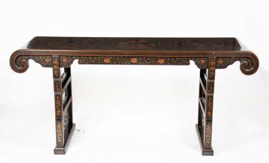 20thC Chinese Lacquer Altar Table