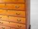 L18thC Cherry New England Seven Drawer Tall Chest