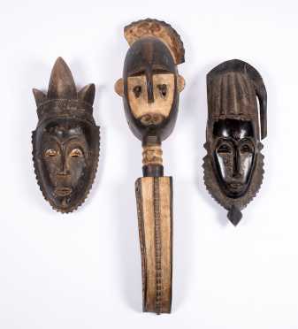 Three West African Masks