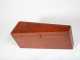 19thC New England Red Painted Triangular Box