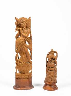 Two Asian Carvings
