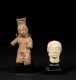 Two Ancient Stone Terracotta Figures