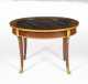 E20thC Oval French Style Marble Top Coffee Table