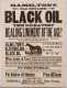 Vermont L19thC "Black Oil" Paper Broadside