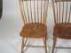 Set of Four Spindle Back Windsor Side Chairs