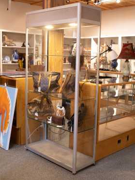 Glass and Aluminum Display Case, SDB - Design Division of Schadebo, North American Limited