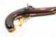 Unusual British Percussion Single Shot Pistol Made by T. Richards & Co C1840