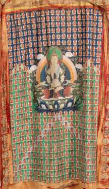 Tibetan Silk Painting "Thangka"