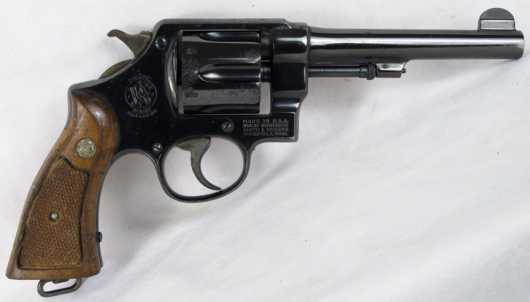 "U.S. Property" Smith and Wesson D.A .45 cal revolver
