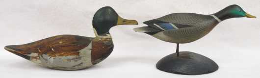 Lot of Hand carved And Painted Duck Miniatures