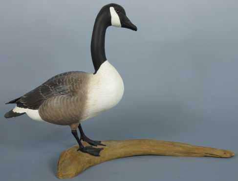 Robert & Virginia Warfield hand carved and painted Canada Goose