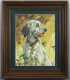 Hy Hintermeister, oil on canvas portrait of an English Setter