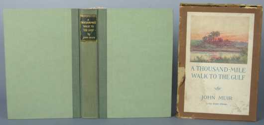 First Edition, "A Thousand-Mile Walk to the Gulf," by John Muir