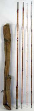 Bamboo fishing rod by  H. L. Leonard
