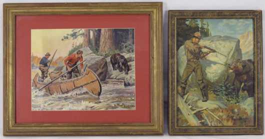 Lot of 2 prints by Philip R. Goodwin