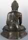 Large Chinese Bronze Buddha with inlaid eyes