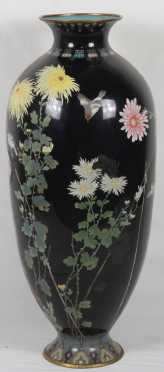 Large Japanese Cloisonn‚ Palace Vase