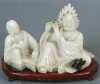 Chinese Carved White Jadeite Group