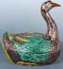 Chinese Goose Form Armorial Soup Tureen