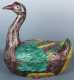 Chinese Goose Form Armorial Soup Tureen