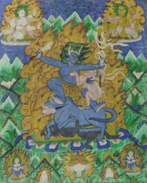 Tibetan Thangkas Painting