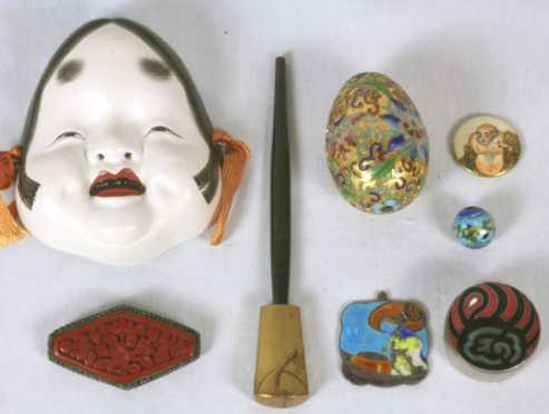 Lot of Seven Asian Objects