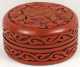 Round Red Lacquer Box